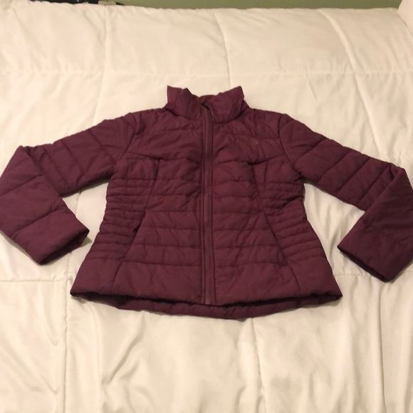 The North Face Jackets & Blazers - The North Face jacket in plum purple with from zipper pockets &  inside pockets
